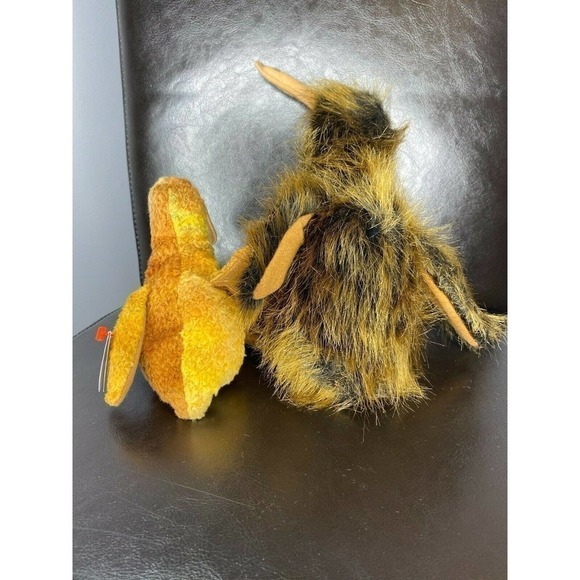 Ty Beanie Babies & Beanie Buddy Duo - Beak Kiwi Bird 4211, 9301 - 1999 - Picture 2 of 7